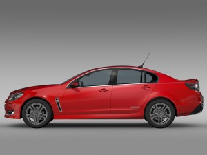 holden commodore ss vf series ii 2016 3D 模型