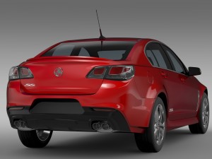 holden commodore ss vf series ii 2016 3D 模型