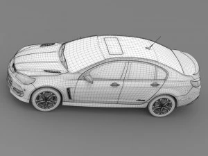 holden commodore ss vf series ii 2016 3D Model