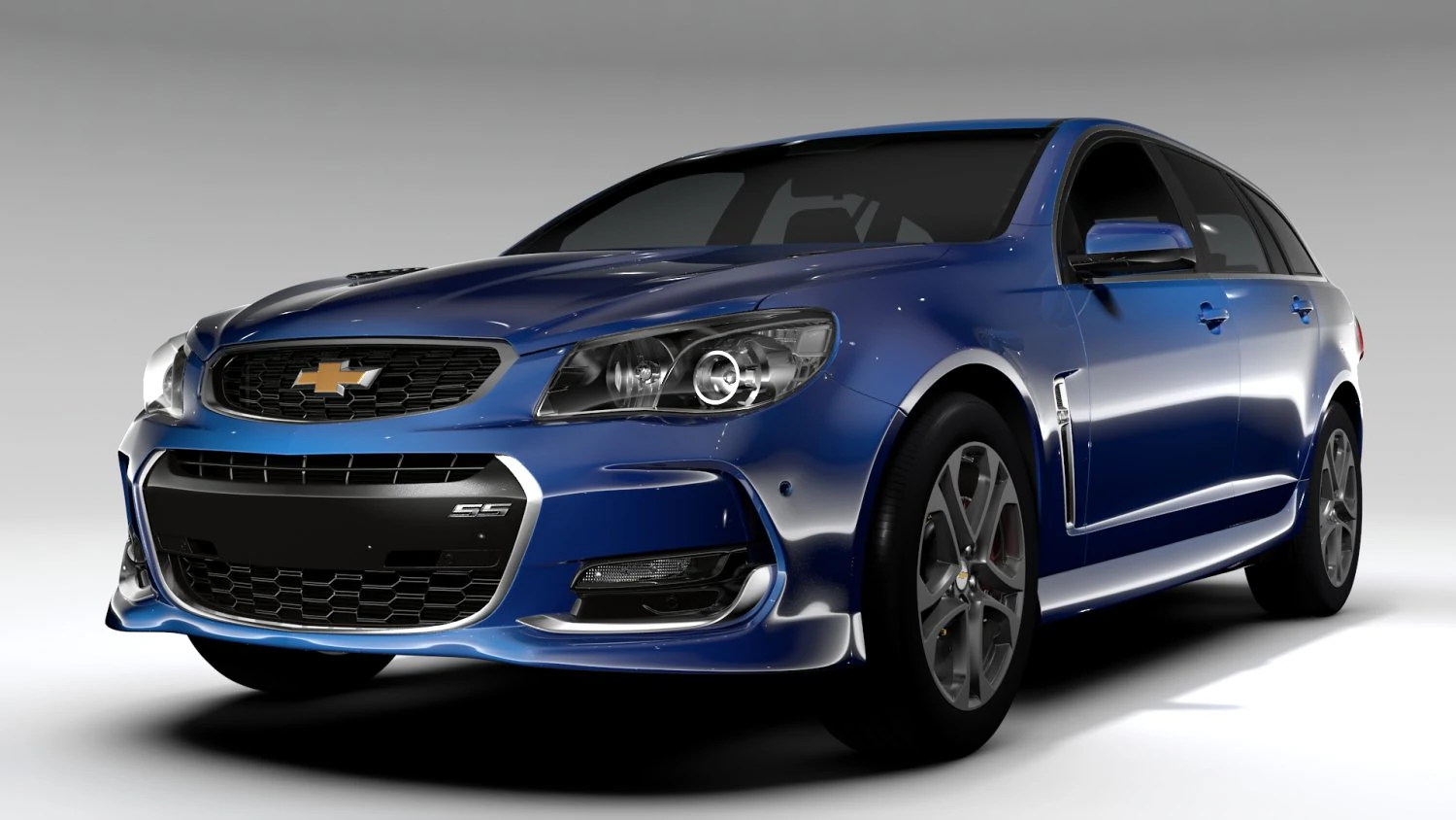 chevrolet ss 2017 tourer 3D Model .c4d .max .obj .3ds .fbx .stl .blend 