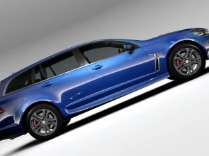 chevrolet ss 2017 tourer 3D Model