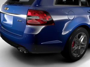 chevrolet ss 2017 tourer 3D Model