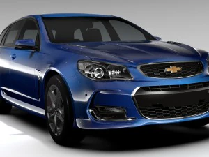 chevrolet ss 2017 tourer 3D Model