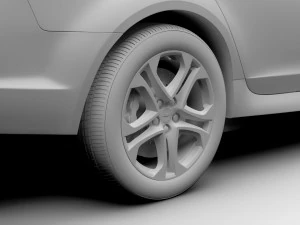 chevrolet ss 2017 tourer 3D Model