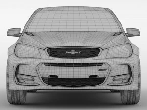 chevrolet ss 2017 tourer 3D Model