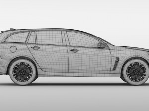 chevrolet ss 2017 tourer 3Dモデル
