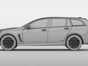 chevrolet ss 2017 tourer 3D Model