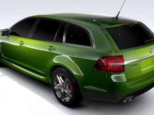 holden commodore ss sportwagon vf series ii 2016 3D Model
