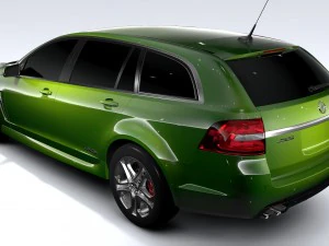 holden commodore ss sportwagon vf series ii 2016 3D Model
