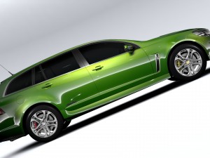 holden commodore ss sportwagon vf series ii 2016 3D Model