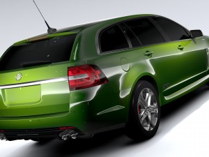 holden commodore ss sportwagon vf series ii 2016 3D Model