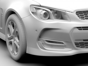 holden commodore ss sportwagon vf series ii 2016 3D Model