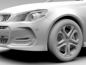 holden commodore ss sportwagon vf series ii 2016 3D Model
