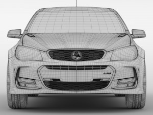 holden commodore ss sportwagon vf series ii 2016 3D Model