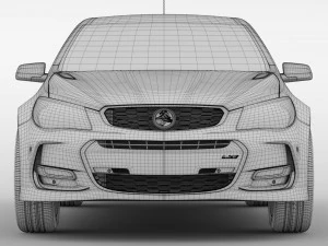 holden commodore ss sportwagon vf series ii 2016 3D Model