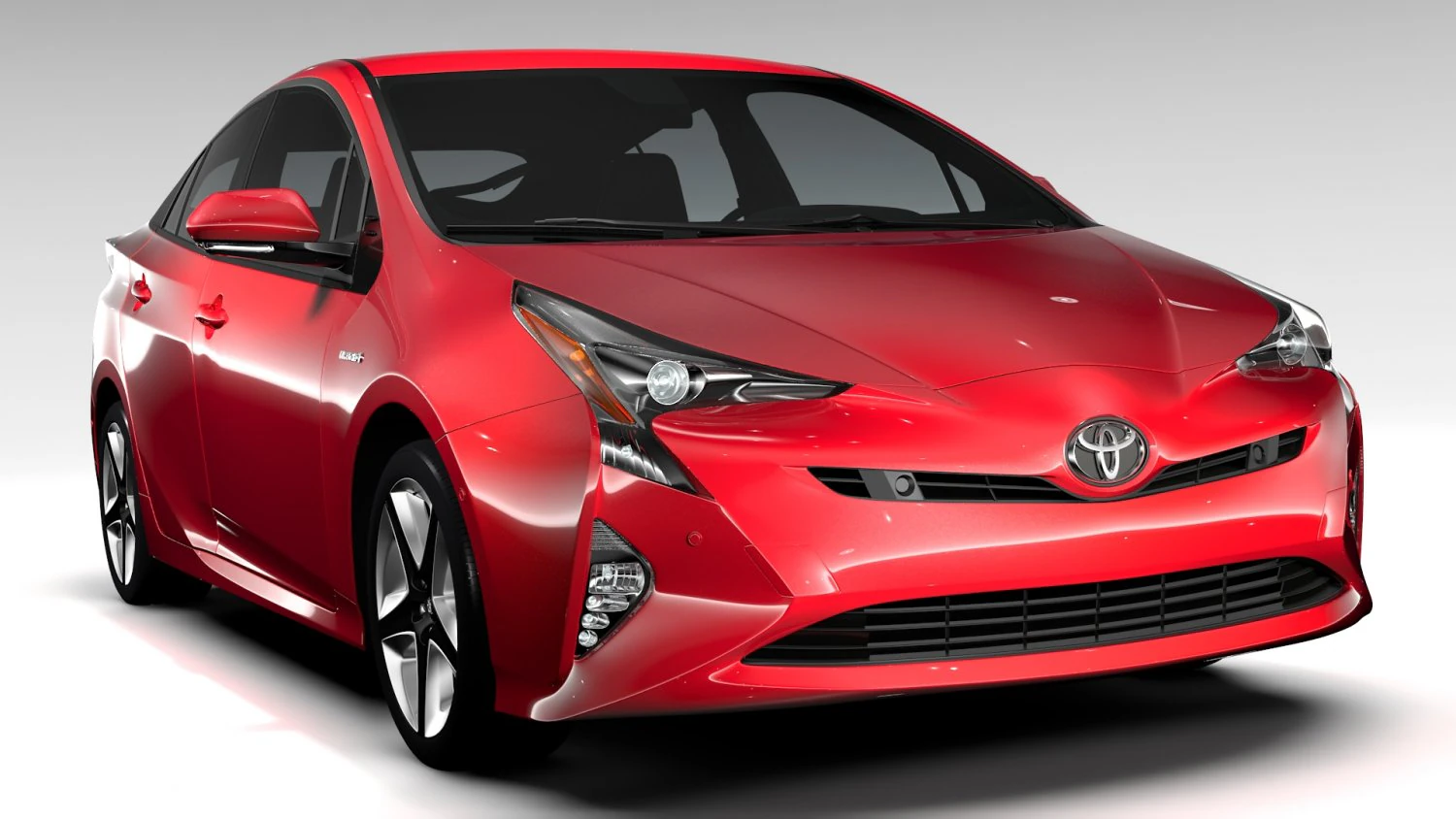 toyota prius 2016 3D Model .c4d .max .obj .3ds .fbx .stl .blend 