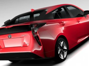 toyota prius 2016 3D Model