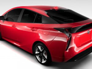 toyota prius 2016 Modelo 3D