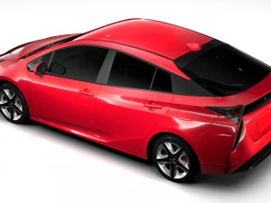 toyota prius 2016 3D Model