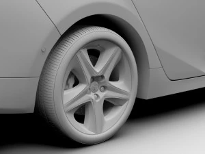 toyota prius 2016 3D Model