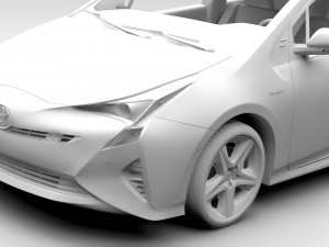 toyota prius 2016 Modelo 3D