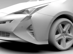 toyota prius 2016 3D Model