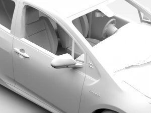 toyota prius 2016 3D Model