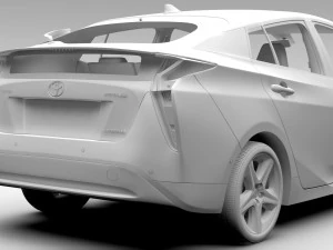 toyota prius 2016 3D Model
