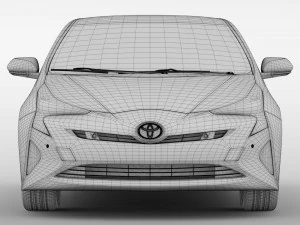 toyota prius 2016 3D Model