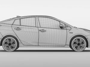 toyota prius 2016 3D Model