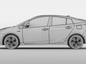 toyota prius 2016 3D Model