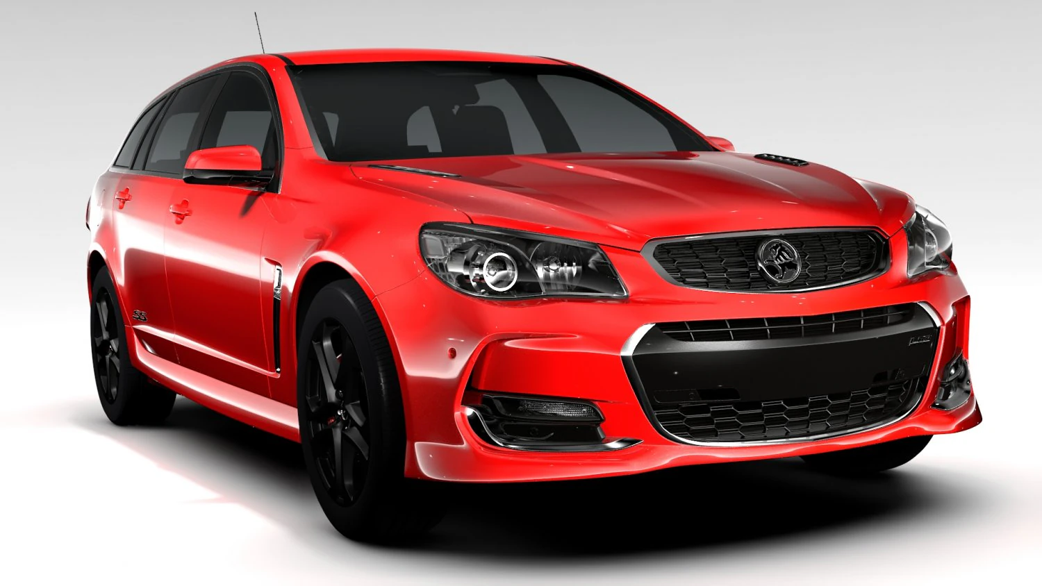 holden commodore ss v redline sportwagon vf series 3D Model .c4d .max .obj .3ds .fbx .stl .blend 