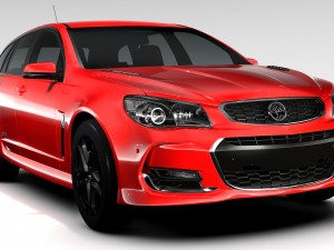 holden commodore ss v redline sportwagon vf series 3D Model