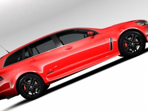 holden commodore ss v redline sportwagon vf series Modelo 3D