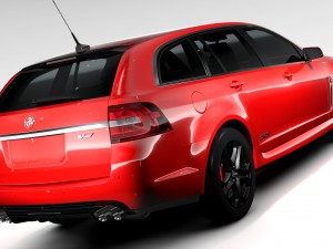 holden commodore ss v redline sportwagon vf series Modelo 3D