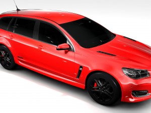 holden commodore ss v redline sportwagon vf series Modelo 3D