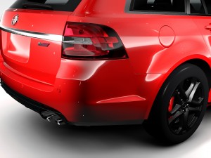 holden commodore ss v redline sportwagon vf series Modelo 3D
