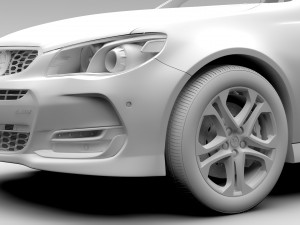 holden commodore ss v redline sportwagon vf series Modelo 3D