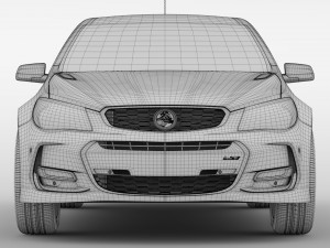 holden commodore ss v redline sportwagon vf series Modelo 3D
