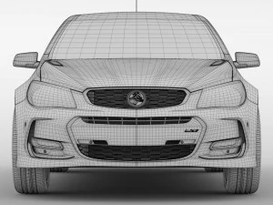 holden commodore ss v redline sportwagon vf series 3D Model