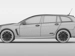 holden commodore ss v redline sportwagon vf series 3D Model