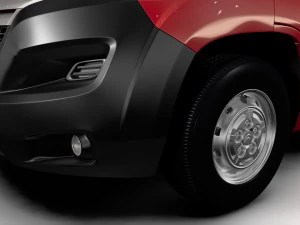 citroen jumper van l1h2 2017 3D Model