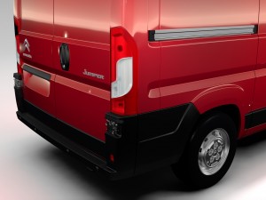 citroen jumper van l1h2 2017 3D मॉडल