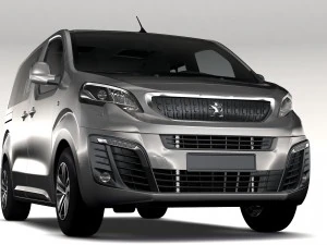 peugeot traveller l1 2017 3D Model