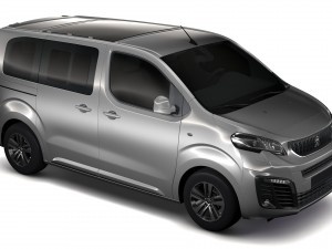 peugeot traveller l1 2017 3D Модель