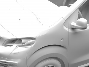 peugeot traveller l1 2017 3D Модель