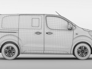 peugeot traveller l1 2017 3D Модель