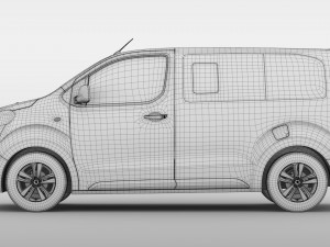 peugeot traveller l1 2017 3D Модель