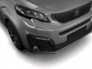 peugeot traveller l2 2017 Modelo 3D