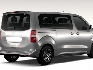 peugeot traveller l2 2017 Modelo 3D